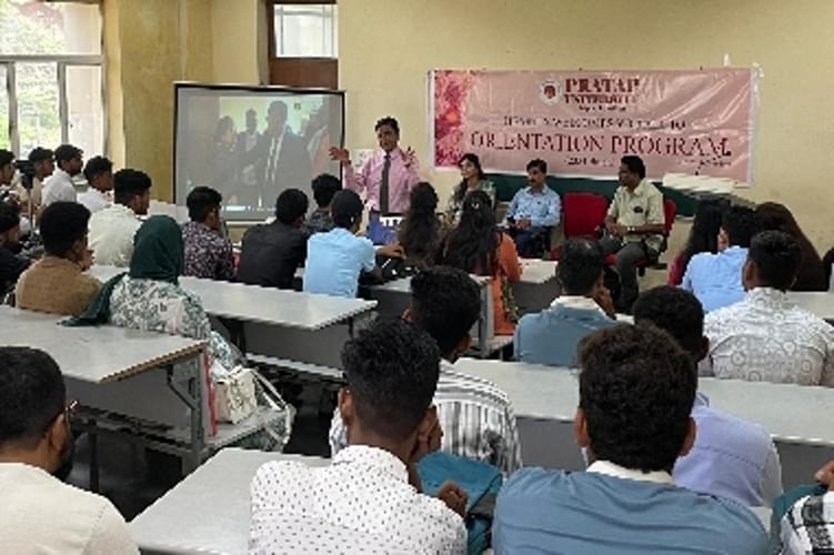 Pratap University Jaipur Orientation ceremony photo 13